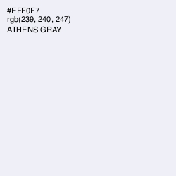 #EFF0F7 - Athens Gray Color Image